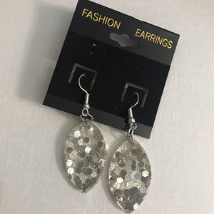 Homemade resin earrings